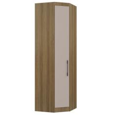Modulo Guarda Roupa Eucamoveis Paris Canto Diagonal 1 Porta Avela/cinammon