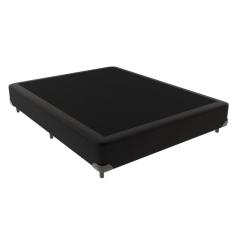 Base Box Para Cama Viúvo Preto 128 De Largura