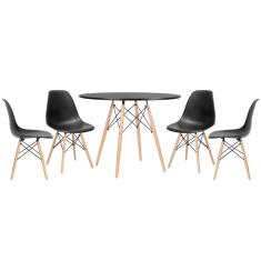 KIT - Mesa Eames 100 cm + 4 cadeiras Eames DSW