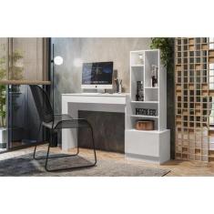 Escrivaninha mobler lion branco/fosco