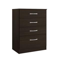 Cômoda 4 Gavetas Astral ébano Touch 4460 Demóbile