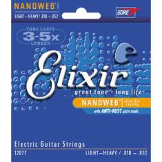Encordoamento 010 Light Heavy Para Guitarra Elixir