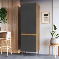 Armário Paneleiro Duplo 4 Portas 62,8cm Veneza Modulada - Delmarco Móv