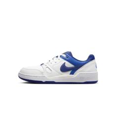 Nike Tênis masculino Full Force Low, Summit White Deep Royal Blue 104, 41