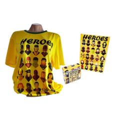 Quebra-cabeça Puzzle Heroes de 60 peças + Camisa Heroes Dry Fit - Reid