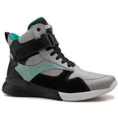 Tênis Rock Fit Van Halen Cinza e Preto-Unissex