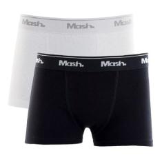 Kit C/ 4 Cuecas Mash Infantil 110.07, GG, Preto, Branco