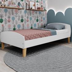Cama Infantil Montessoriana Aurora Movelbras Branco