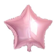 Balão Metalizado Estrela - Rosa - 18 Polegadas