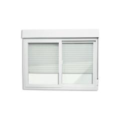 Janela de PVC Integrada 120x150cm 2 Folhas com Vidro Liso ITEC Brimak Branco