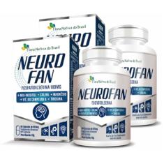 2x Neurofan Fosfatidilserina (Colina, Tirosina, Inositol, Taurina, Magnésio e Comp B) 60 Caps Flora Nativa