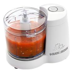 Processador De Alimentos Black Decker Mp120-b2 Mini Processador Com Função Pulsar Abertura Na Tampa E Trava De Segurança Potência 120w 220v MP120-B2