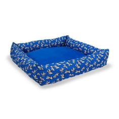 Cama Pet Para Cães e Gatos 60x60cm c/ Zíper Caminha Pet Lavável com Fu