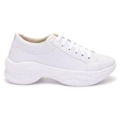 Tênis Feminino Casual GTS Conforto e Estilo, Branco, 38