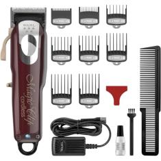 Aparador Cabelo Wahl Magic Clip Cordless, Wahl, MAGIC CLIP CORDLESS- 5 STARS, Vermelha/Cinza