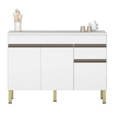 Balcão De Cozinha Com Tampo E 3 Portas Salisburia Supremo