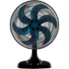 Ventilador De Mesa Azul 50Cm 6 Pás Oscilante Ventisol 220V
