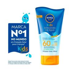 NIVEA SUN Protetor Solar Kids Brincando na Água FPS 60, 150ml