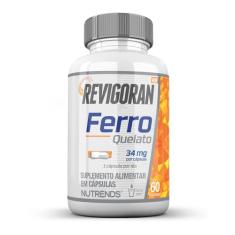 Revigoran Ferro Quelato 34,31mg 60 cápsulas, Nutrends