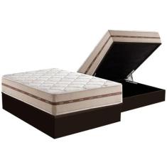 Cama Box Baú Casal: Colchão Molas Ensacadas Anjos MasterPocket Classic