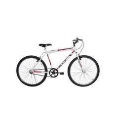 Bicicleta Aro 26 Velox Branca/Vermelho - Ello Bike