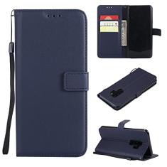 Capa flip para celular Samsung Galaxy S9 Plus, capa carteira para Samsung Galaxy S9 Plus, compartimentos para cartões, suporte magnético para cartão, couro PU protetor [TPU à prova de choque] capa flip com alça de pulso