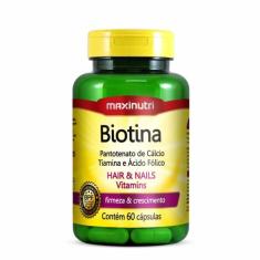 Biotina Firmeza & Crescimento Maxinutri 60 Cápsulas