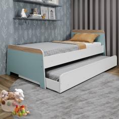 Cama Infantil Bicama Lorenza Verde Bellagio - Movelbras
