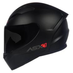 Capacete Moto Fechado ASX City Solid Masculino e Feminino , Preto Fosc