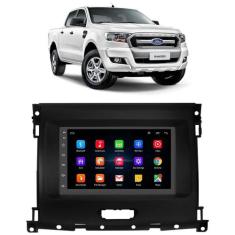 Kit Multimídia Android Ford Ranger 2017 2018 2019 2020 2021 7" Tv Onli