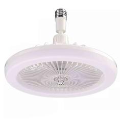 Ventilador Lâmpada de Teto Aromaterapia Led Ajustável Controle 3 em 1 Quarto Casa Apartamento Sala de Estar Branco Frio Quente