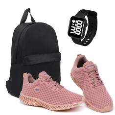 Tênis Ascension Ghost 2 + Mochila + Relógio Quadrado-Feminino