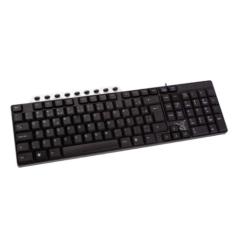 Teclado Usb Multimídia Preto E Prata Maxprint Tecrado Bom