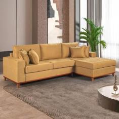 Sofá de Canto Bipartido 4 Lugares Egito - Estofados Martins