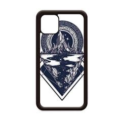 Capa Iceberg Starry Sky Stream Art Pattern para iPhone 11 Pro Max para Apple Mobile Case