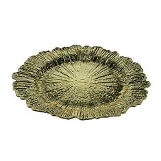 SOUSPLAT PLÁSTICO DOURADO 33cm
