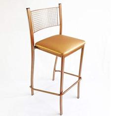 Banqueta EMPILHÁVEL pintada cobre - Poltronas do Sul