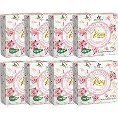 8UN Sabonete Vegetal Rosas 170G Davene