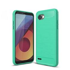 Capa para LG G6 Mini, capa de material de fibra de carbono, suave antiderrapante, macia, anti-impressões digitais, capa totalmente protetora para LG G6 Mini