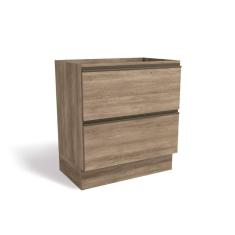 Balcão de Cozinha Gabinete Maxxi G755 c/ 2 Gavetas s/Tampo 80cm Nogal - Kappesberg