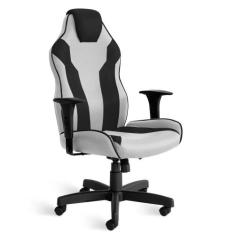 Cadeira Gamer Flex Giratória 5033 C/br 8317 - Flex Cadeiras, Branco-Pr