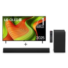 Smart TV LG OLED AI B5 4K de 65" 2025 + Soundbar S40T 300W RMS, 2.1 Canais, Dolby Digital - OLED65B5.S40T