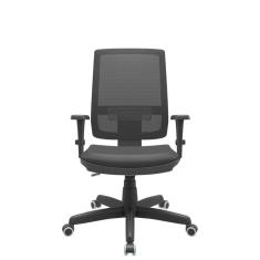 Cadeira Escritório Presidente Brizza Braços 3D Plaxmetal