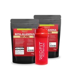 Beta-Alanina 300g - 100% Pura Importada - Red Fit Nutrition - Red Fit 