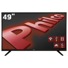 Smart TV LED 49" Full HD Philco PH49F30DSGWA com Android, Wi-Fi Integrado, ApToide, Som Surround, Midiacast, Entradas HDMI e USB