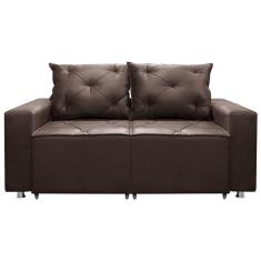 Sofá Retrátil e Reclinável 2 Lugares Bariloche 1.50cm C/ Molas - Suede