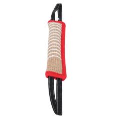 Travesseiro para Mordida de Cachorro, Brinquedo de Linho Resistente a Rasgos para Cães, Brinquedo para Treinamento de Cães, Travesseiro para Puxar Com 2 Alças, (Alça reflexiva