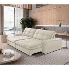 Sofá Gaia Linho 02 Módulos 90 Cm B25cm Meu Sofá Online A302 Linho Branco