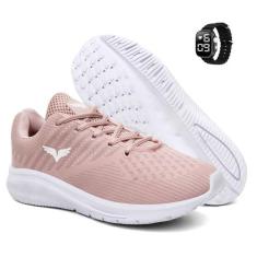 Tênis Feminino Corrida Esporte Super Leve Macio Com Relógio - Guceer, 