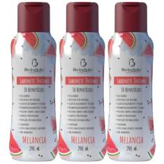 Kit 3 Sabonete Líquido Íntimo Melancia 200Ml - Bio Instinto